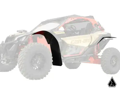 SuperATV Assault Industries Low-Profile Fender Flares for Can-Am (2017-26) Maverick X3