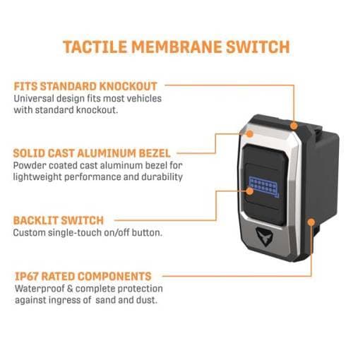 High Lifter Falcon Ridge Summit 7 Inch HIT Round Light (Pair) (2008-24)