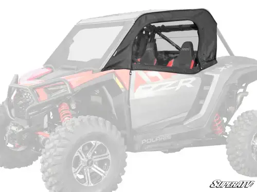 SuperATV Primal Soft Cab Enclosure Upper Doors for Polaris (2024) RZR XP (no rear windshield)