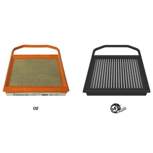 aFe Power Magnum Flow Air Filter for Mercedes-Benz (2017-23) GLC43 AMG V6-3.0L (tt), Pro Dry S