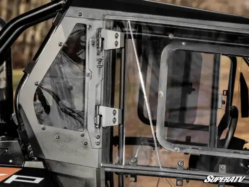 SuperATV Cab Enclosure Doors for Polaris (2014-23) RZR XP 1000 (w/ Standard Polycarbonate - Clear)