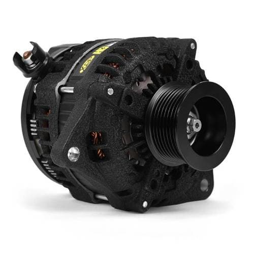 XDP Wrinkle Black HD High Output Alternator for Ford (2011-23) 6.7L Power Stroke
