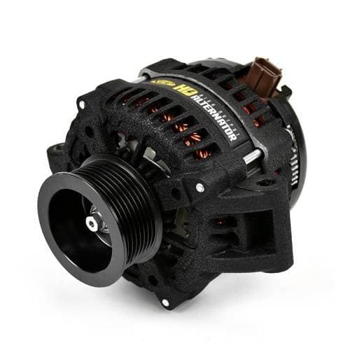 XDP Wrinkle Black HD High Output Alternator for Ford (2008-10) 6.4L Power Stroke