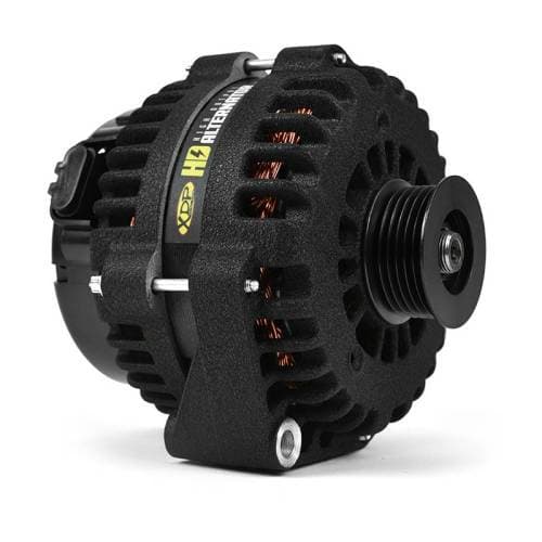 XDP Wrinkle Black HD High Output Alternator for Chevy/GMC (2001-07) 6.6L Duramax LB7/LLY/LBZ