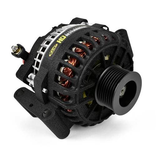 XDP Wrinkle Black HD High Output Alternator for Ford (1999-03) 7.3L Power Stroke