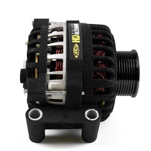 XDP Wrinkle Black HD High Output Alternator for Ford (2006-07) 6.0L Power Stroke