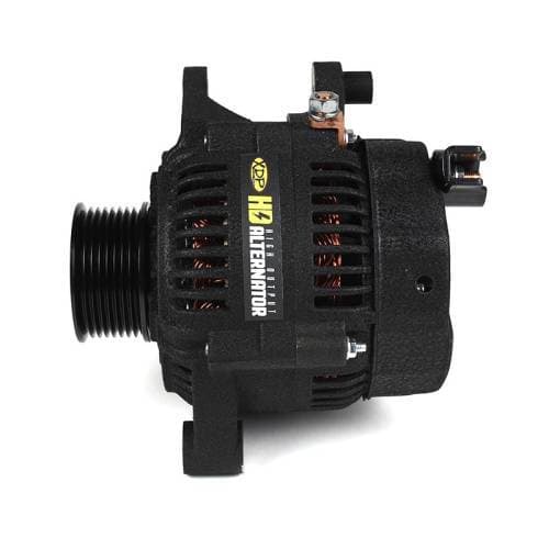 XDP Wrinkle Black HD High Output Alternator for Dodge (1999-02) 5.9L Cummins