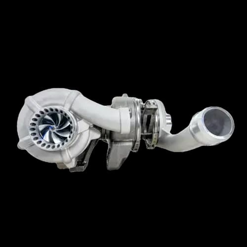 KC Turbos KC Fusion Compound Turbos for Ford (2008-10) 6.4L Power Stroke (Stage 1 High Pressure & Stage 2 Low Pressure Turbos, Standard)