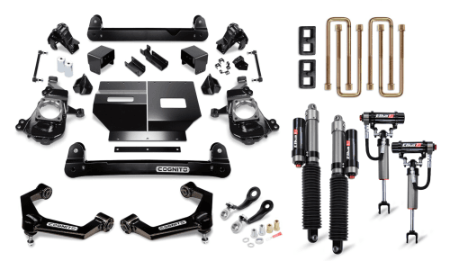 Cognito Motorsports 4" Elite Lift Kit w/ Elka 2.5 Reservoir Shocks for Chevy/GMC (2020-25) 2500/3500 Silverado/Sierra 2WD/4WD