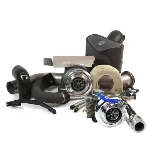 Industrial Injection Race Competition Compound Turbo Kit for Dodge (2003.07) 5.9L Cummins, 3rd Gen