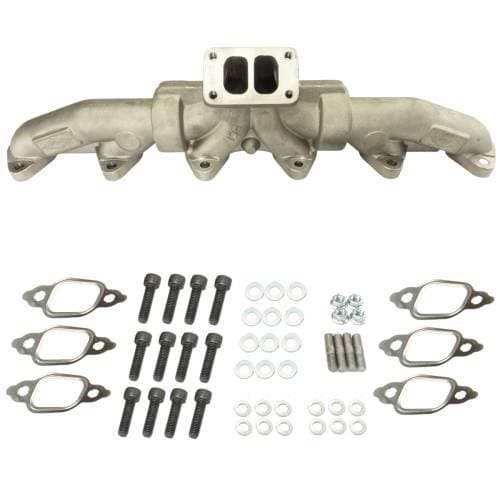 Industrial Injection Exhaust Manifold Kit for Dodge (1988-98) 5.9L Cummins 12V (w/ Bolts & Gaskets)