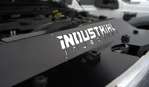 Industrial Injection Radiator Cover Raw Finish for Ram (2013-18) Cummins