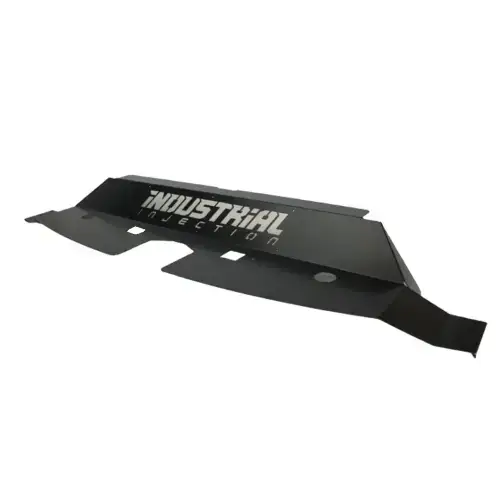 Industrial Injection Radiator Cover Mirror Black Gloss Finish for Ram (2013-18) Cummins