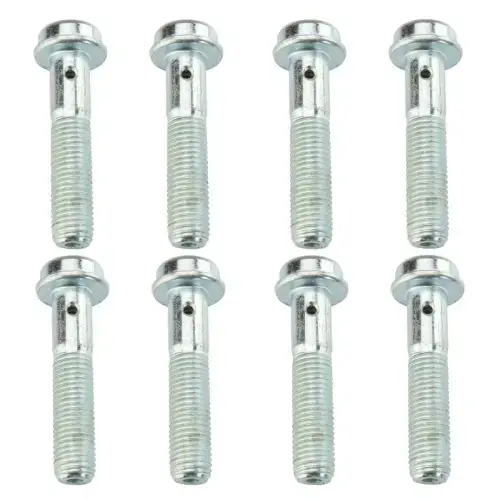 Industrial Injection Injector Return Line Bolt Kit for Chevy/GMC (2001-04.5) 6.6L Duramax LB7 (8pcs)