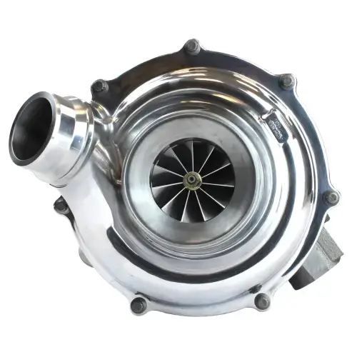 Industrial Injection AVNT3788 New XR Series Billet Upgrade Turbo 64.5MM for Ford (2017-19) 6.7L Power Stroke (10BLD TWSA Polished)