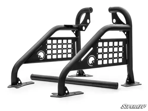 SuperATV Sport Accessory Bar for Polaris (2016-24) General 1000 (w/OEM Roof, w/ Shelf, No Cube Light)