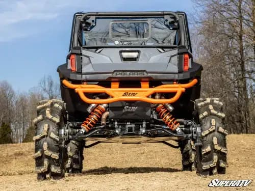 SuperATV 4" Portal Gear Lift for Polaris (2020-24) General XP (Dual Idler, Billet housing, 30% Gear Reduction, 2 Seat, Include Stiffener)