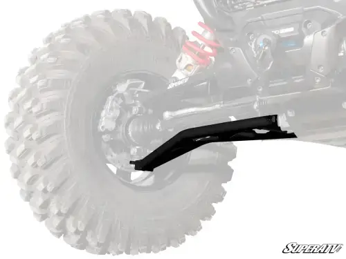 SuperATV High-Clearance A-Arms for Polaris (2024-25) RZR XP (Adjustable, Both (Only Lower A Arms are Adjustable), Keller Performance) Red
