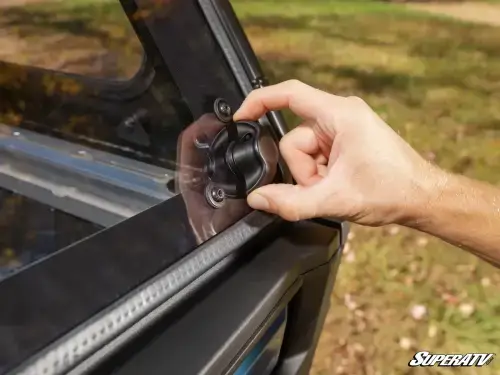 SuperATV ADV Rear Flip Windshield for Polaris (2024+) Xpedition (w/out Rear Side Windows)