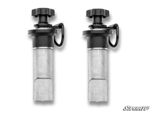 SuperATV Latch And Go Tie Downs for Polaris (2016-24) General (Rubber Medium Swivel)