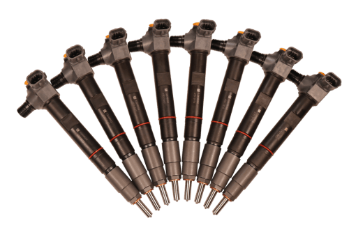 Dynomite Diesel Brand Fuel New Injector Set for Chevy/GMC (2017-25) L5P Duramax, 100HP, 25% Over Stock