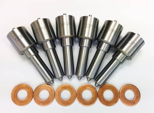 Dynomite Diesel Fuel Injector Nozzle Set for Dodge (1998.5-02) Cummins, Stage 1