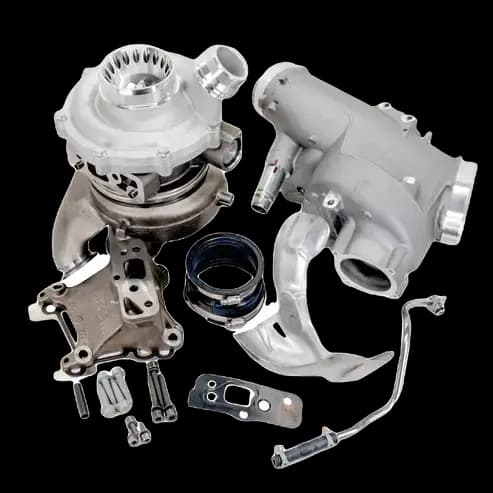 KC Turbos Warlock Retrofit Turbo Kit for Ford (2011-14) 6.7L Power Stroke, Stage 2 (ALREADY HAS Piping Kit)