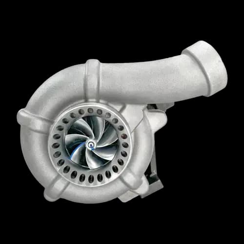 KC Turbos Low Pressure Turbo for Ford (2008-10) 6.4L Power Stroke, Stage 2 (Polished)