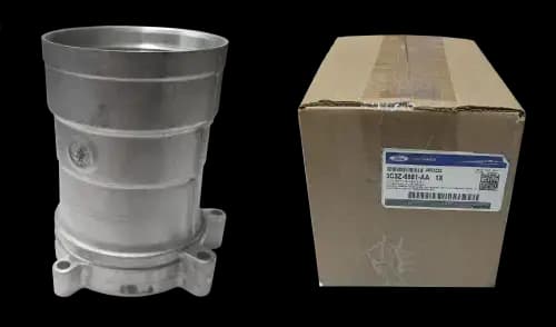 CNC Fabrication Fab 4-Line Feed Fuel Line Kit for Ford (2003-07) 6.0L Power Stroke, Stock Intake (Blue)