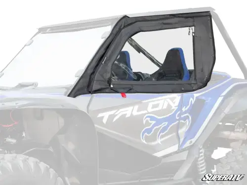 SuperATV Primal Soft Cab Enclosure for Honda (2019-24) Talon 1000 (Upgrade to Premium Framed Upper Doors w/out Rear Windshield)