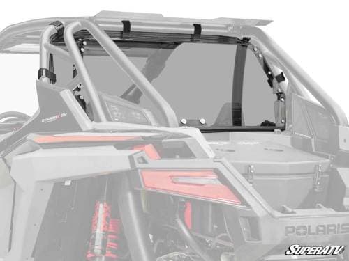 SuperATV Rear Windshield for Polaris (2020-24) RZR Pro XP, 2 Seat (Standard Polycarbonate - Light Tint)