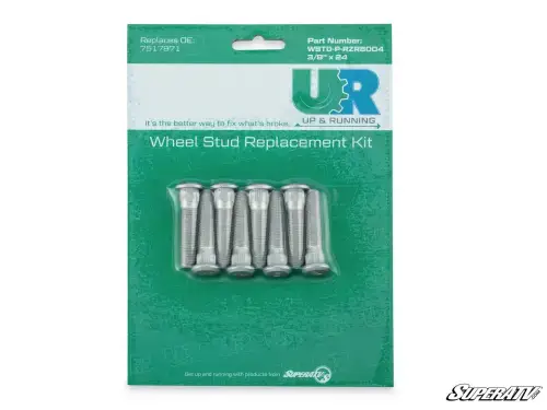 SuperATV Up and Running Wheel Studs for Polaris (2005-24) ATV, OEM Part #: 7517871 & 7518378