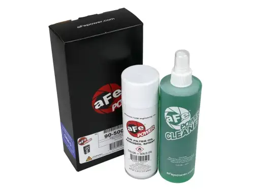 aFe Power Aerosol Restore Kit, Gold 6.25 oz Aerosol Oil 12 oz Cleaner