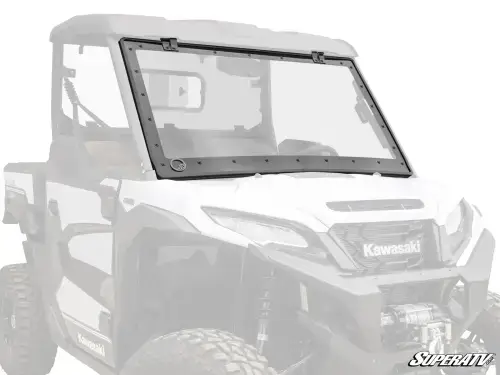 SuperATV Maxdrive Power Flip Windshield for Kawasaki (2024) Ridge