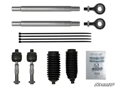 SuperATV Heavy-Duty Tie Rod Kit for Polaris (2024) Ranger XD 1500