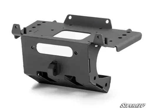 SuperATV Winch Mounting Plate for Can-Am (2024-26) Maverick R (4500 lb)
