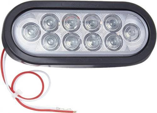 Ranch Hand LED 6" Oval Light, Clear (EA) - Universal