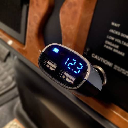 Hagemeister Audible Digital Voltmeter with Dual USB