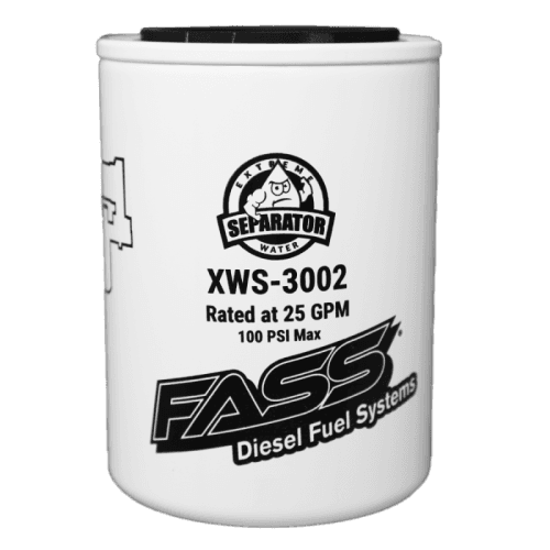 FASS Fuel Systems Extreme Water Separator Filter for Dodge/Ram / Ford / Chevy/GMC / Nissan / SEMI (1989-24)