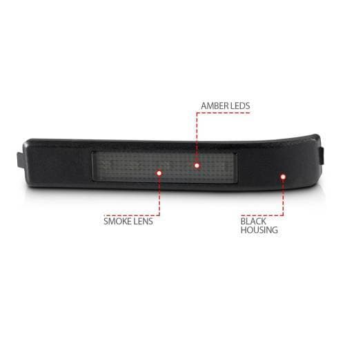 Anzo LED Amber Mirror Light for Ford (2009-14) F-150 (Smoke Lens, 2 Piece)