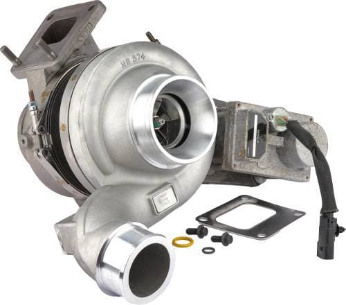 Alliant Power Remanufactured B2UV Turbocharger for Maxxforce DT466 Mid Mount w/ Actuator, AP90017