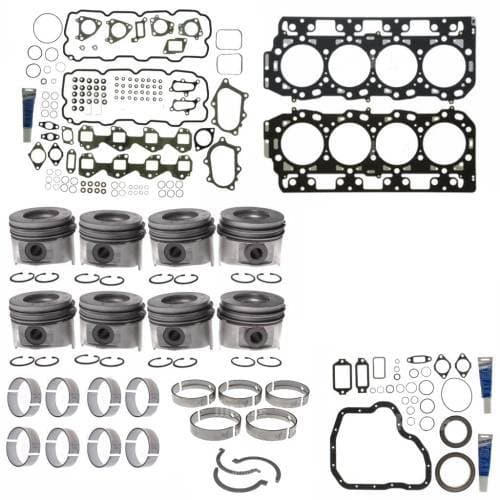 MAHLE Clevite Complete Engine Overhaul Kit for Chevy/GMC (2001-04) 6.6L Duramax LB7 (VIN Code 1)