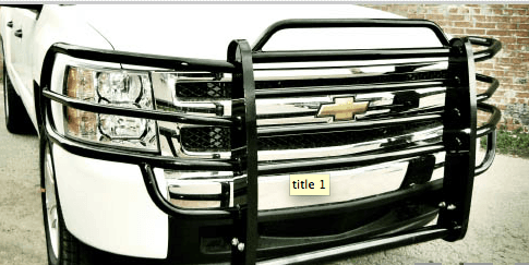 Tough Country Custom Brush Guard, Chevy (2014-18) 1500 Silverado