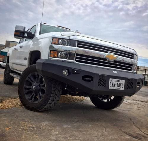 Tough Country Custom Evolution Front Bumper (No Top), Chevy (2015-19) 2500 & 3500 Silverado