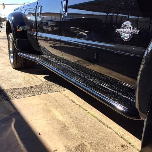 Tough Country Deluxe Full Length Dually Running Boards, Ford (2008-16) F-350 CC/LB Super Duty