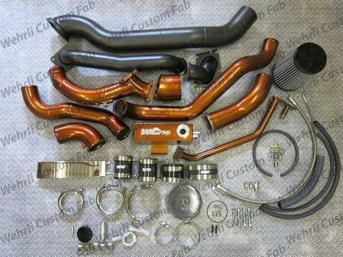 Wehrli Custom Fab Twin Turbo Kit, Chevy/GMC (2007.5-10) 6.6L Duramax (S400/Stock)