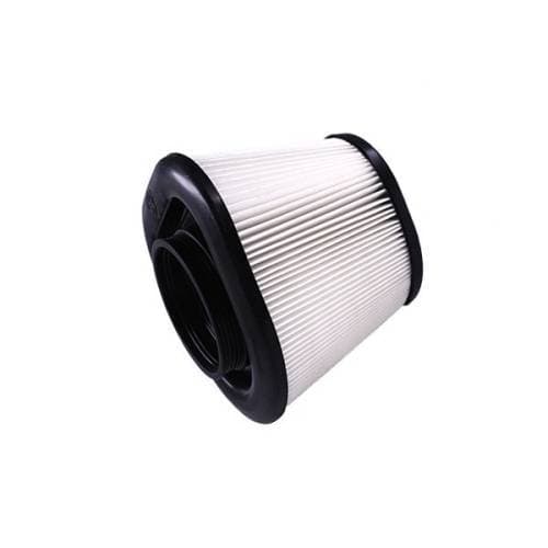 S&B Air Intake Replacement Filter for Ram (2013-18) 6.7L Diesel (Dry Extendable, White)