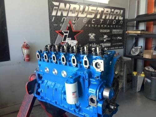 Industrial Injection Premium Stock Plus Long Block Engine for Dodge (1989-98) 5.9L 12V Cummins