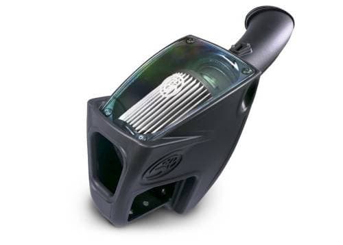 S&B Cold Air Intake Kit for Ford (2011-16) F-250/F-350/F-450/F-550 6.7L, Power Stroke (Dry Extendable, White)