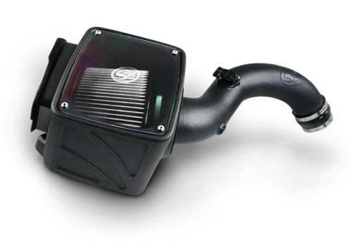 S&B Cold Air Intake Kit for Chevy/GMC (2001-04) 6.6L LB7 Duramax (Dry Extendable, White)